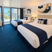 Queen Beds at ESJ Towers on Isla Verde Beach