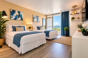 ESJ Towers Studio Isla Verde with Queen Beds