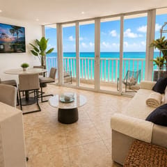 Beachfront Stella Maris Apt on Condado Ave