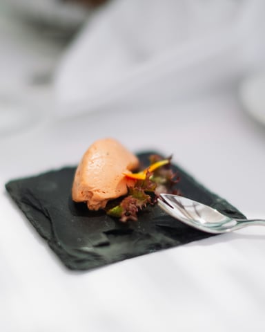 Fine dining gourmet plate