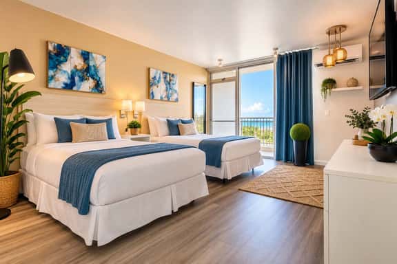 ESJ Towers Studio Isla Verde with Queen Beds - Image 1