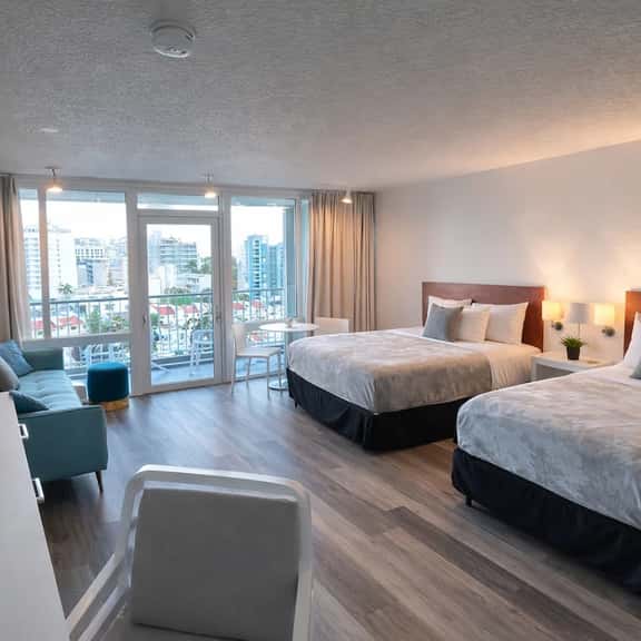 Studio Apartment in ESJ Towers with Queen Beds few steps to Isla Verde Beach - Image 1