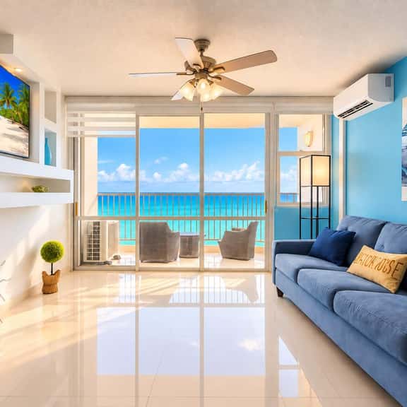 1BR Beachfront Apt with Queen Bed Isla Verde - Image 1